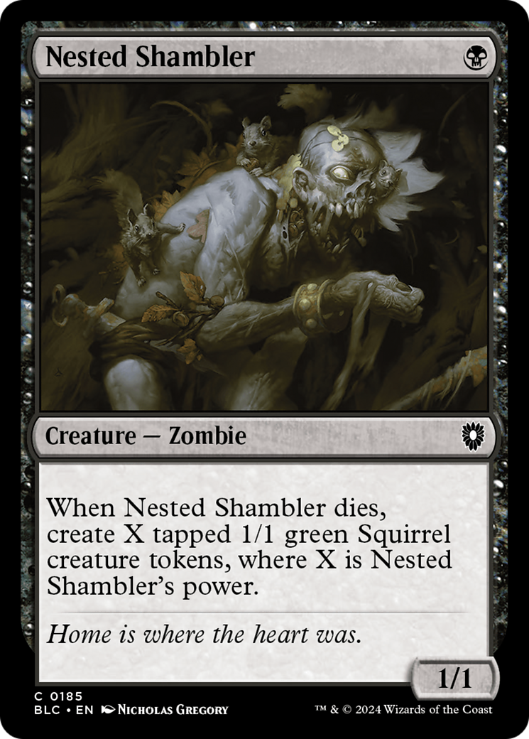 Nested Shambler [Bloomburrow Commander]-1