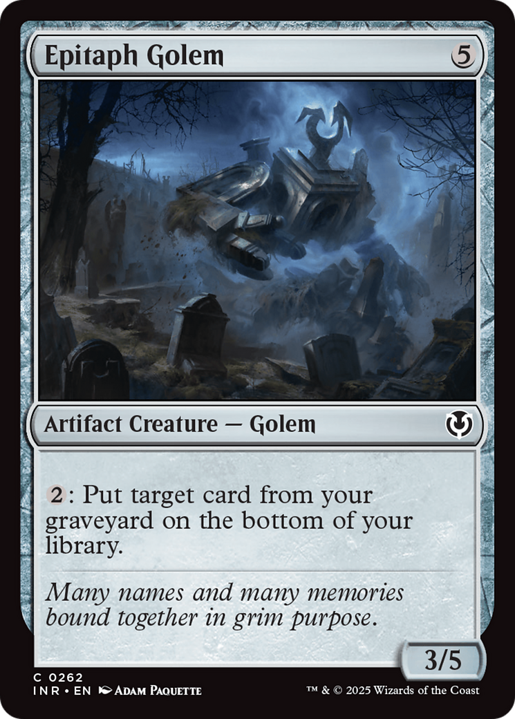 Epitaph Golem [Innistrad Remastered]-1