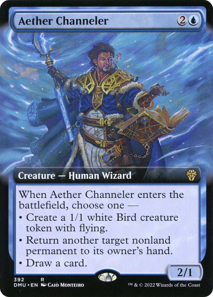 Aether Channeler (Extended Art) [Dominaria United]-1