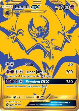 Lunala GX (SM103a) [Sun & Moon: Black Star Promos]-1