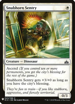 Snubhorn Sentry [Mystery Booster]-1