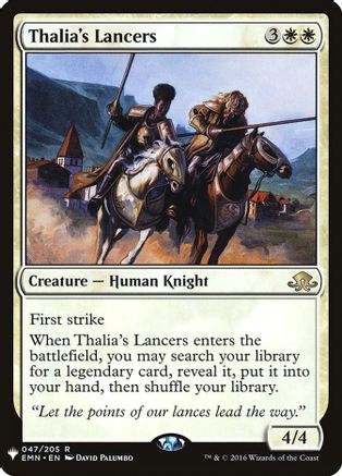 Thalia's Lancers [The List]-1