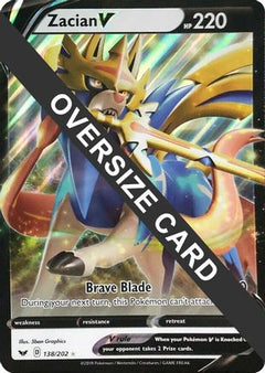 Zacian V (138/202) (Jumbo Card) [Sword & Shield: Base Set]-1