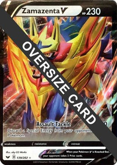 Zamazenta V (139/202) (Jumbo Card) [Sword & Shield: Base Set]-1
