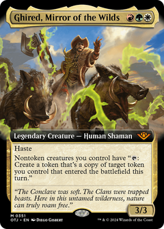 Ghired, Mirror of the Wilds (Extended Art) [Outlaws of Thunder Junction]-1