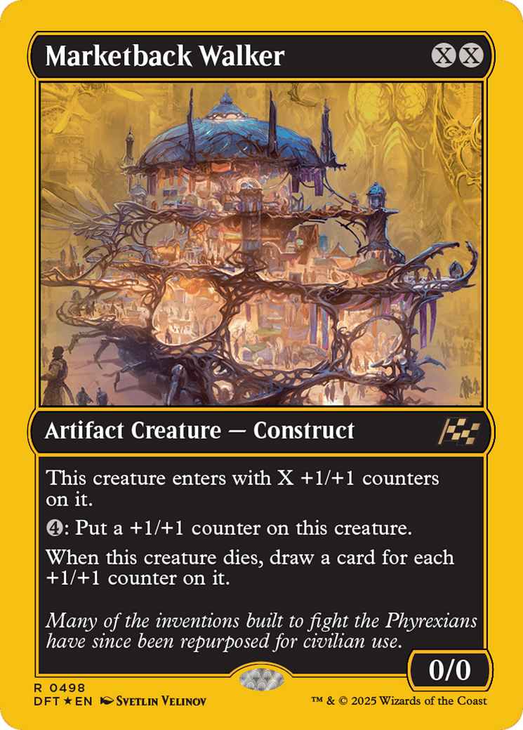 Marketback Walker (First-Place Foil) [Aetherdrift]-1