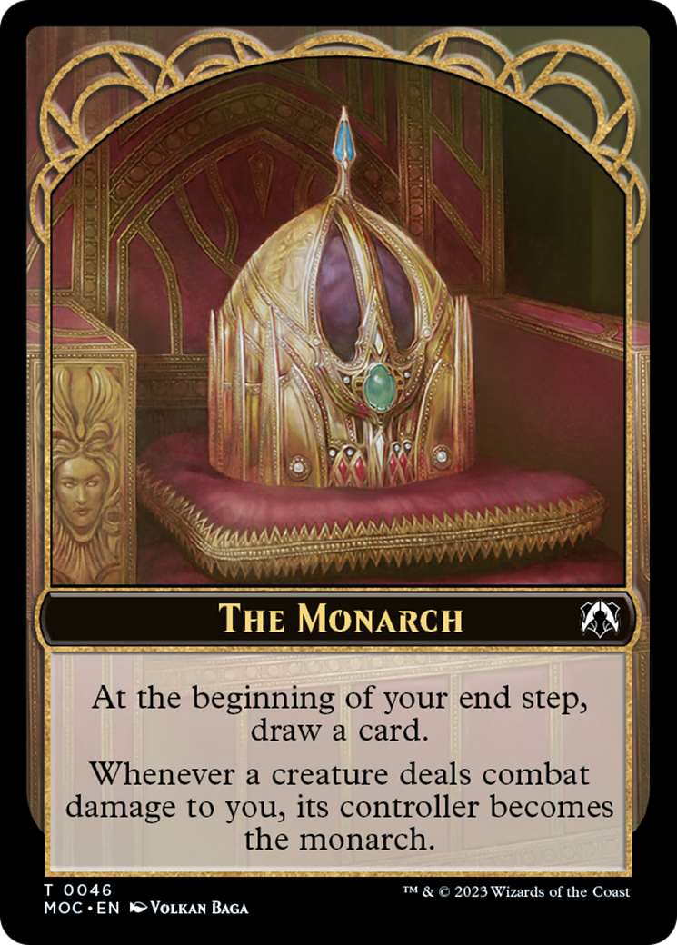The Monarch // Shapeshifter Double-Sided Token [March of the Machine Commander Tokens]-1