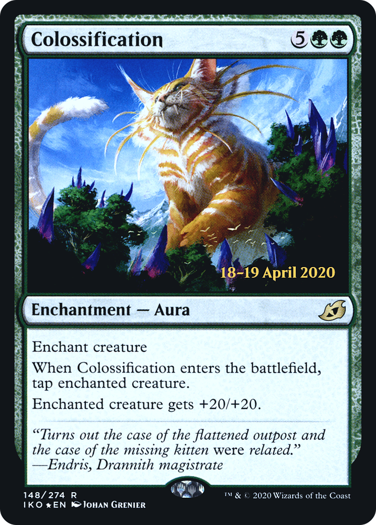 Colossification [Ikoria: Lair of Behemoths Prerelease Promos]-1