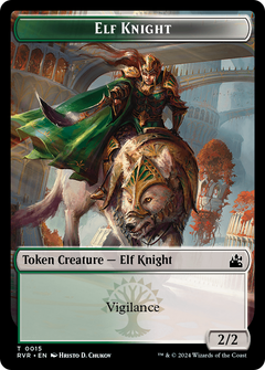 Elf Knight (TRVR-015) - Ravnica Remastered Tokens-1