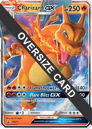 Charizard GX (SM211) (Jumbo Card) [Sun & Moon: Black Star Promos]-1