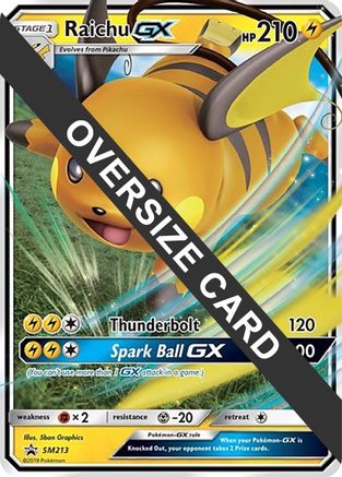 Raichu GX (SM213) (Jumbo Card) [Sun & Moon: Black Star Promos]-1