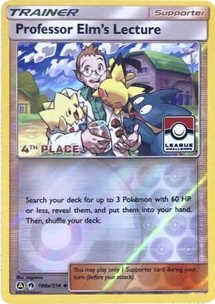 Professor Elms Lecture (188a/214) (League Promo 4th Place) [Sun & Moon: Lost Thunder]-1
