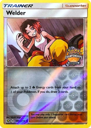 Welder (189a/214) (Regional Championship Promo) [Sun & Moon: Unbroken Bonds]-1