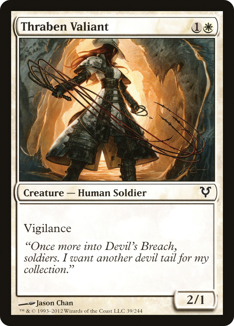 Thraben Valiant [Avacyn Restored]-1
