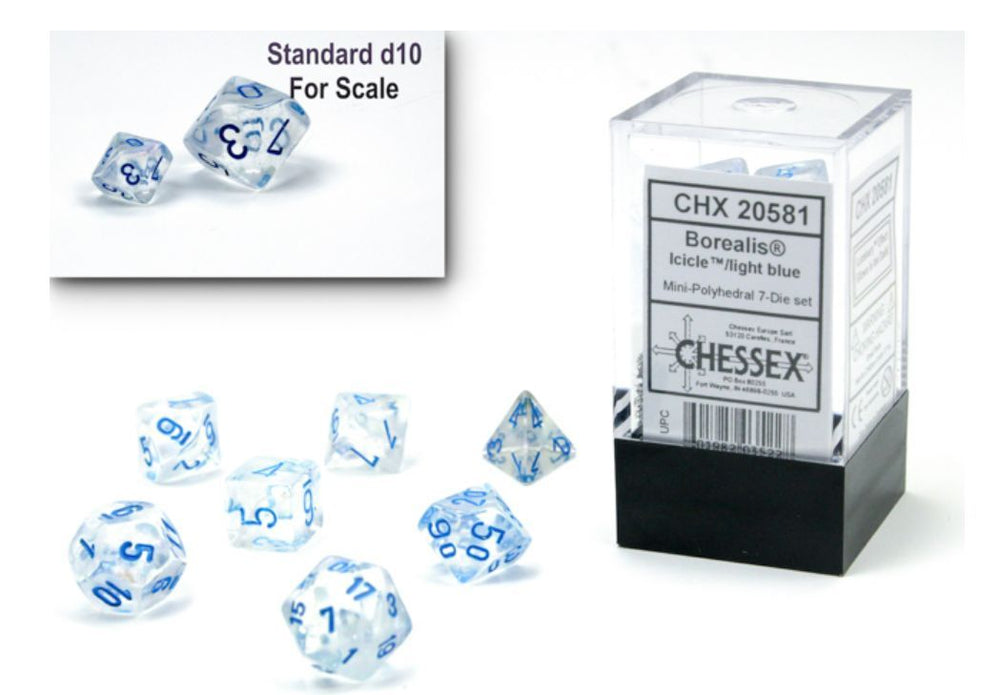 CHX 20630 Gemini® Mini-hedral Black-Pink/white 7-Die Set
