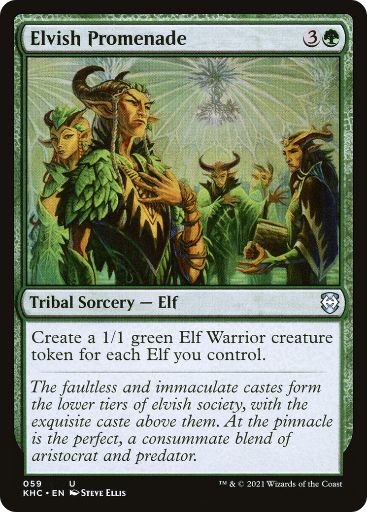 Elvish Promenade [Kaldheim Commander]-1