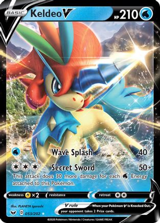 Keldeo V (053/202) [Sword & Shield: Base Set]-1