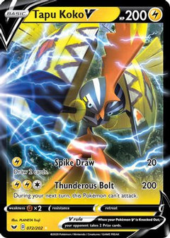 Tapu Koko V (072/202) [Sword & Shield: Base Set]-1