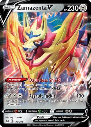 Zamazenta V (139/202) [Sword & Shield: Base Set]-1
