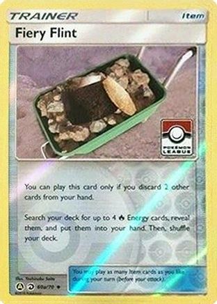 Fiery Flint (60a/70) (League Promo) [Sun & Moon: Dragon Majesty]-1