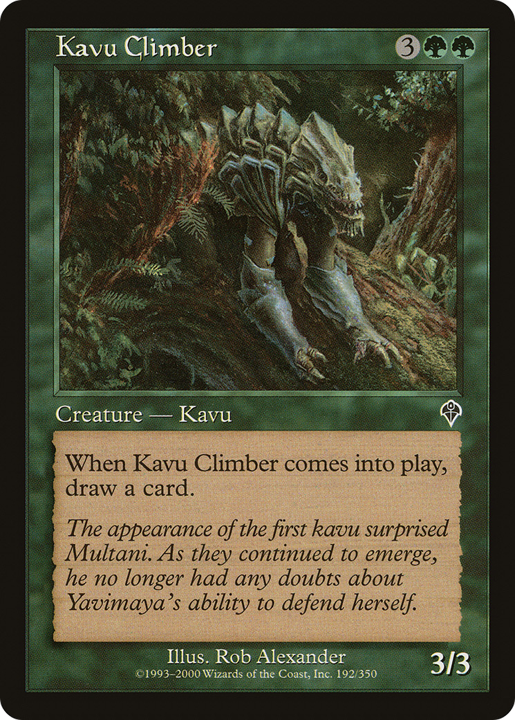 Kavu Climber [Invasion]-1