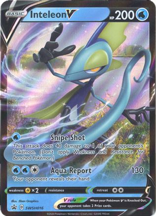 Inteleon V (SWSH016) [Sword & Shield: Black Star Promos]-1