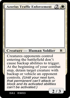 Azorius Traffic Enforcement (UNK-RW03A) - Unknown Event-1