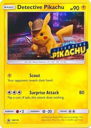 Detective Pikachu (SM170) (Detective Pikachu Stamped) [Sun & Moon: Black Star Promos]-1