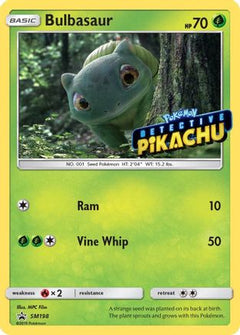 Bulbasaur (SM198) (Detective Pikachu Stamped) [Sun & Moon: Black Star Promos]-1