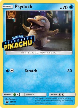 Psyduck Detective (SM199) (Pikachu Stamped) [Sun & Moon: Black Star Promos]-1