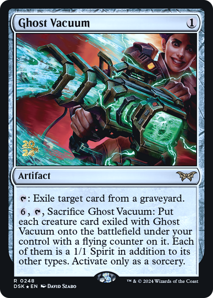 Ghost Vacuum [Duskmourn: House of Horror Prerelease Promos]-6