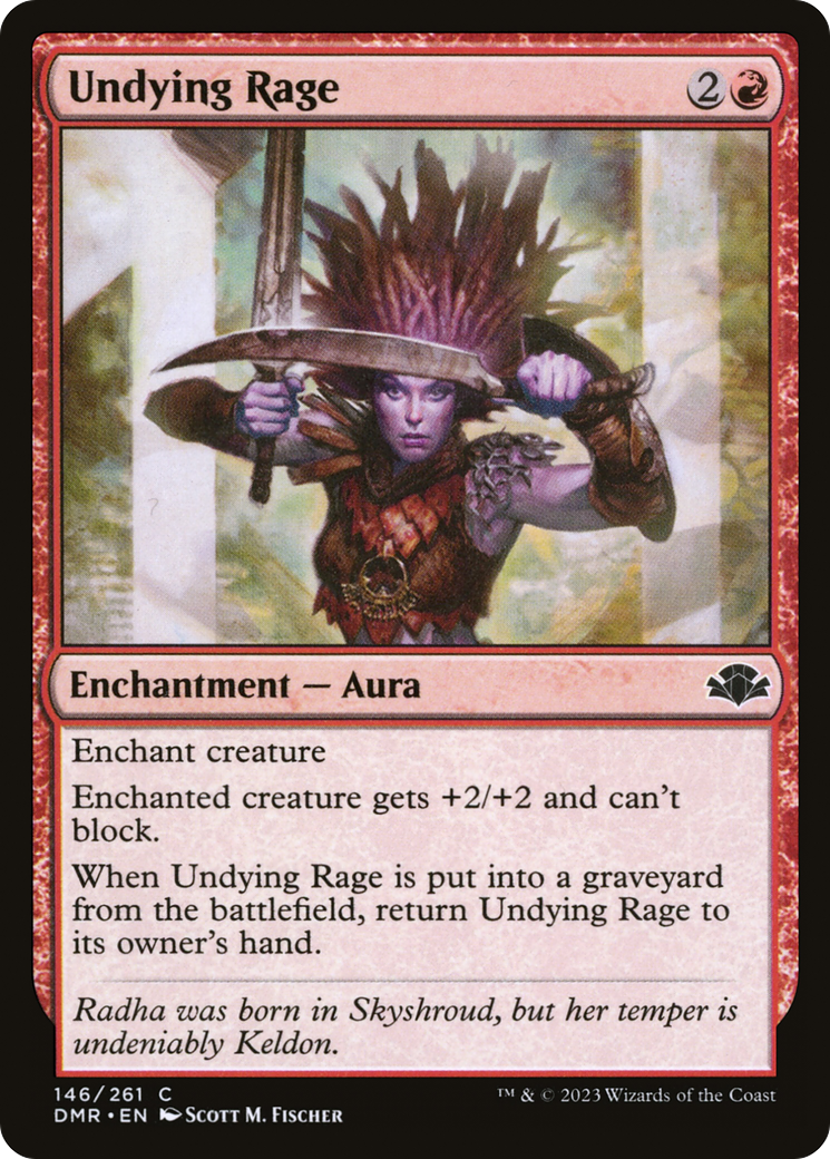 Undying Rage (DMR-146) - Dominaria Remastered-1