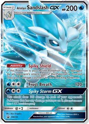 Alolan Sandslash GX (SM236) [Sun & Moon: Black Star Promos]-1