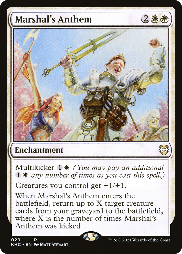 Marshal's Anthem [Kaldheim Commander]-1