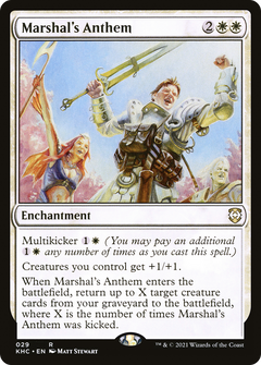 Marshal's Anthem [Kaldheim Commander]-1