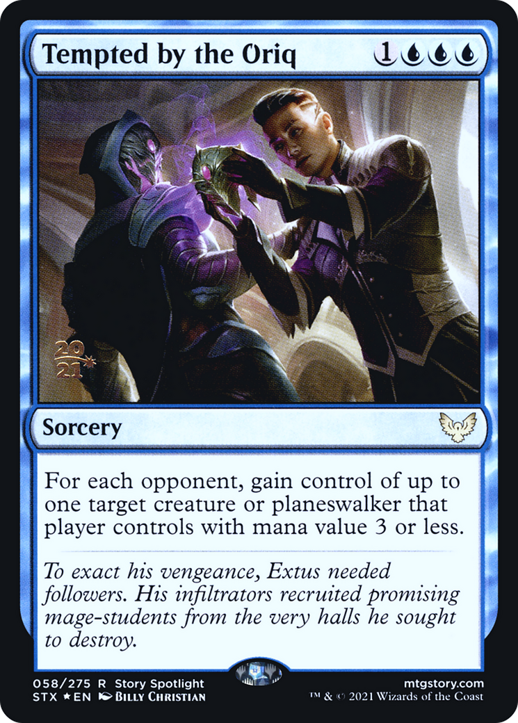 Tempted by the Oriq [Strixhaven: School of Mages Prerelease Promos]-1