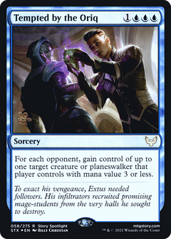 Tempted by the Oriq [Strixhaven: School of Mages Prerelease Promos]-1