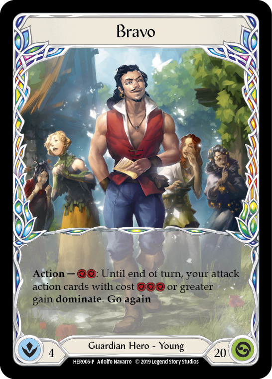 Bravo [HER006-P] (Promo)  1st Edition Rainbow Foil-1