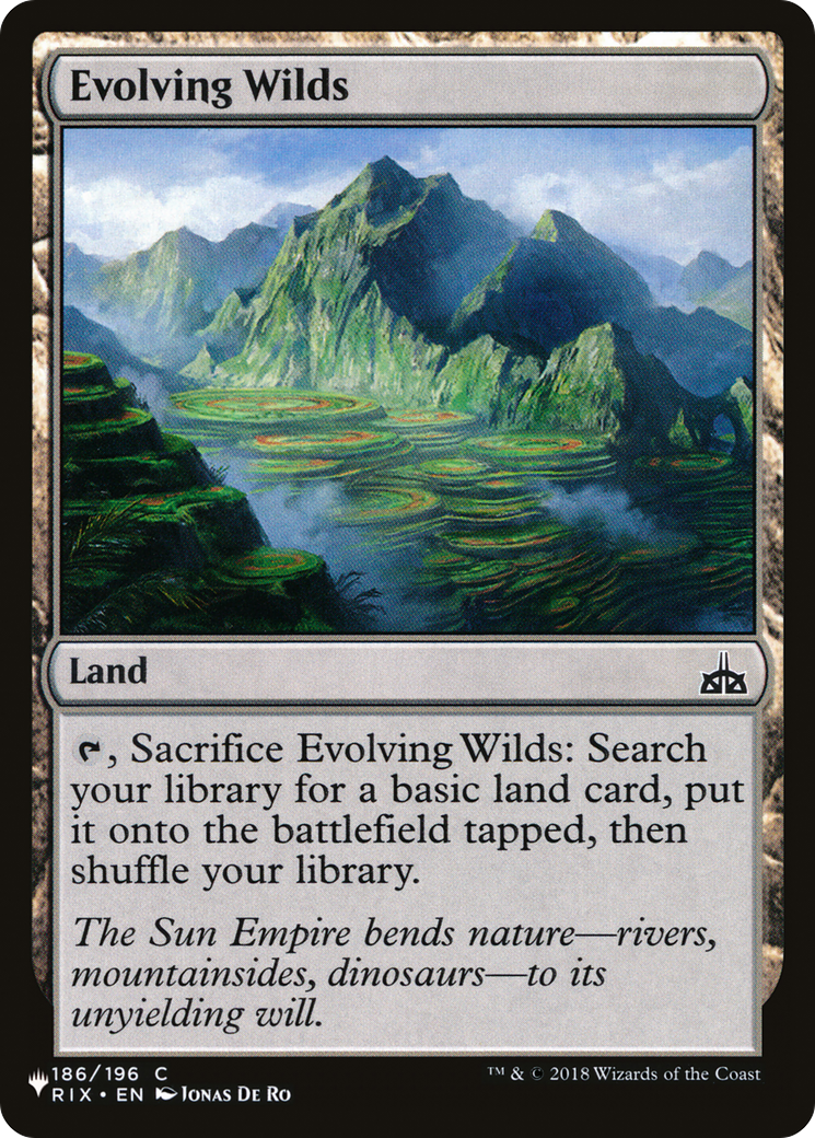 Evolving Wilds [Secret Lair: From Cute to Brute]-1
