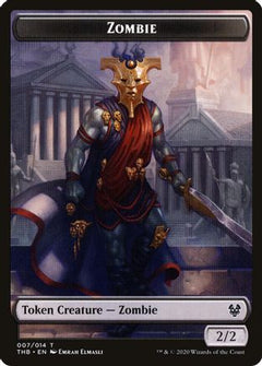 Zombie // Satyr Double-Sided Token (THB-7 // 9) - Theros Beyond Death Tokens Foil-1