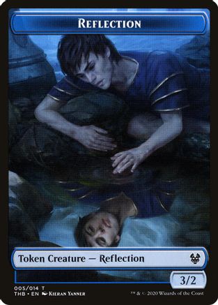 Reflection // Satyr Double-Sided Token [Theros Beyond Death Tokens]-3