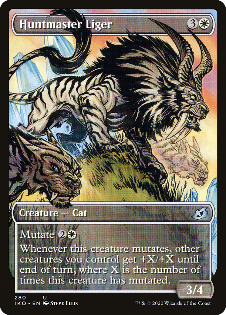 Huntmaster Liger (Showcase) [Ikoria: Lair of Behemoths]-1