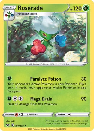 Roserade (004/202) [Sword & Shield: Base Set]-1