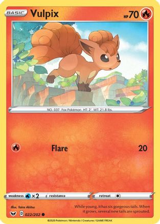Vulpix (022/202) [Sword & Shield: Base Set]-1
