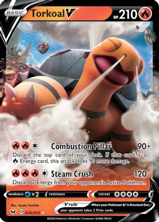 Torkoal V (024/202) [Sword & Shield: Base Set]-1