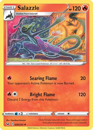Salazzle (028/202) [Sword & Shield: Base Set]-1