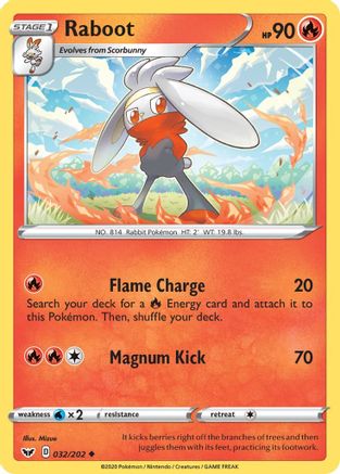 Raboot (032/202) [Sword & Shield: Base Set]-1