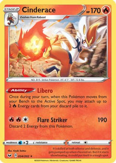 Cinderace (034/202) [Sword & Shield: Base Set]-1