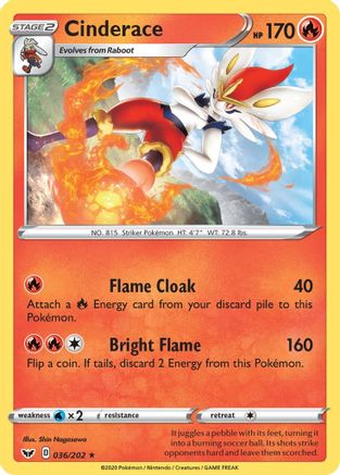 Cinderace (036/202) [Sword & Shield: Base Set]-1