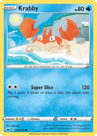 Krabby (043/202) [Sword & Shield: Base Set]-1